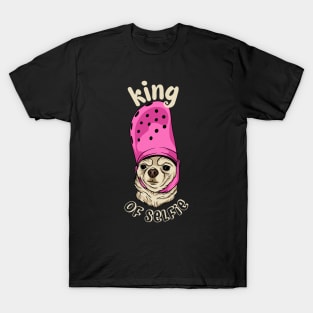 King Of Selfie Dog Meme T-Shirt